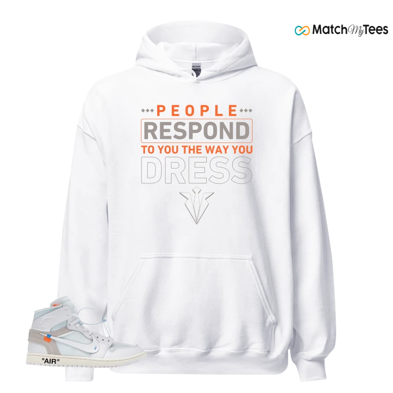 NEKE AIR JORDAN 1 RETRO HIGH OG VIRGIL ABLOH ARCHIVE ALASKA SNEAKER Matching Tees hoodie
