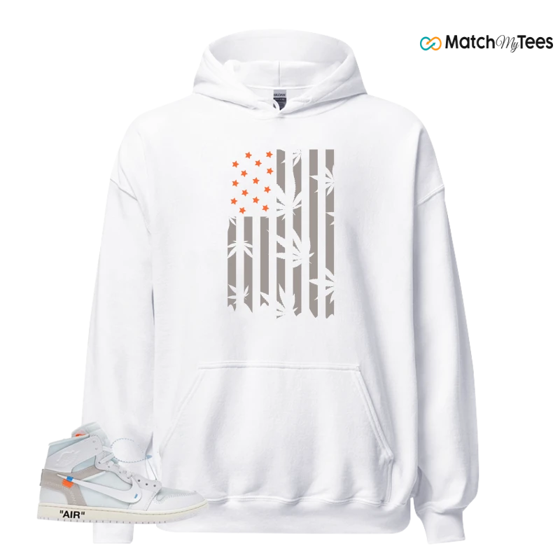 NEKE AIR JORDAN 1 RETRO HIGH OG VIRGIL ABLOH ARCHIVE ALASKA SNEAKER Matching Tees hoodie