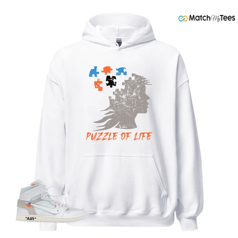 NEKE AIR JORDAN 1 RETRO HIGH OG VIRGIL ABLOH ARCHIVE ALASKA SNEAKER Matching Tees hoodie