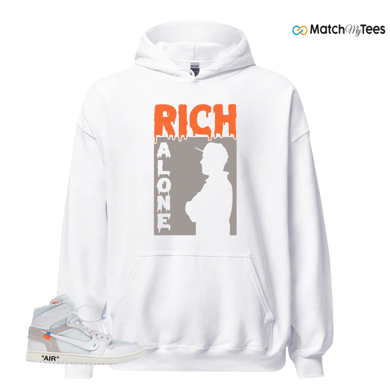 NEKE AIR JORDAN 1 RETRO HIGH OG VIRGIL ABLOH ARCHIVE ALASKA SNEAKER Matching Tees hoodie