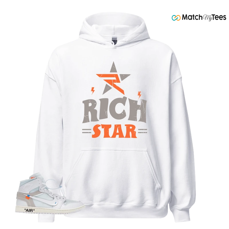NEKE AIR JORDAN 1 RETRO HIGH OG VIRGIL ABLOH ARCHIVE ALASKA SNEAKER Matching Tees hoodie