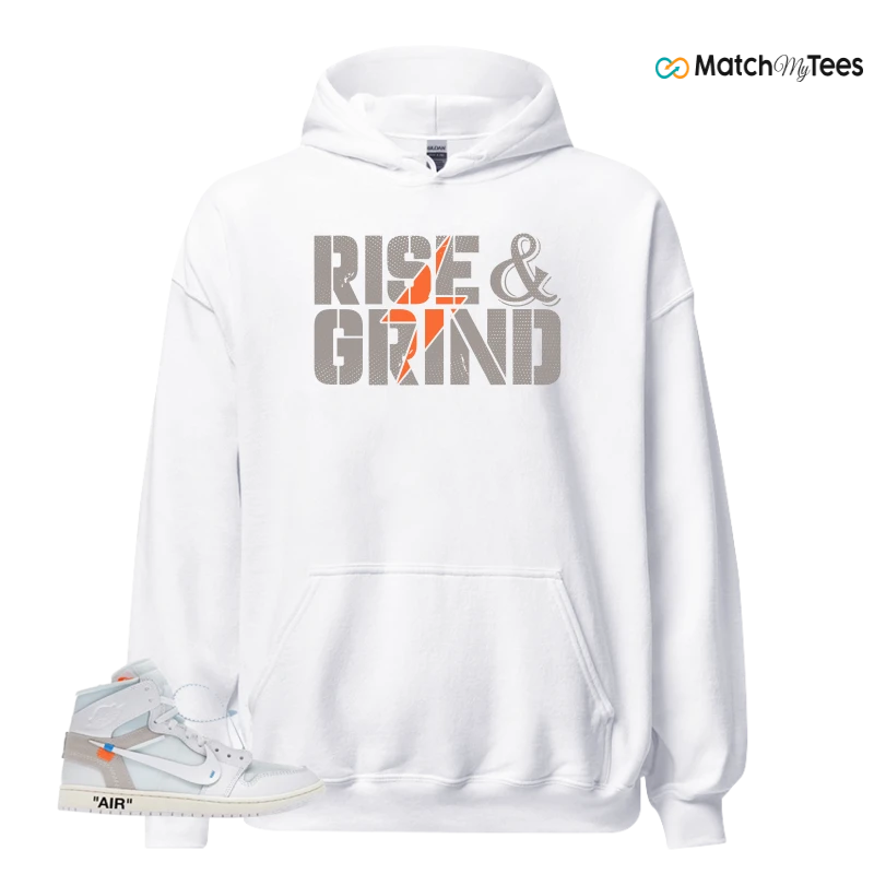 NEKE AIR JORDAN 1 RETRO HIGH OG VIRGIL ABLOH ARCHIVE ALASKA SNEAKER Matching Tees hoodie