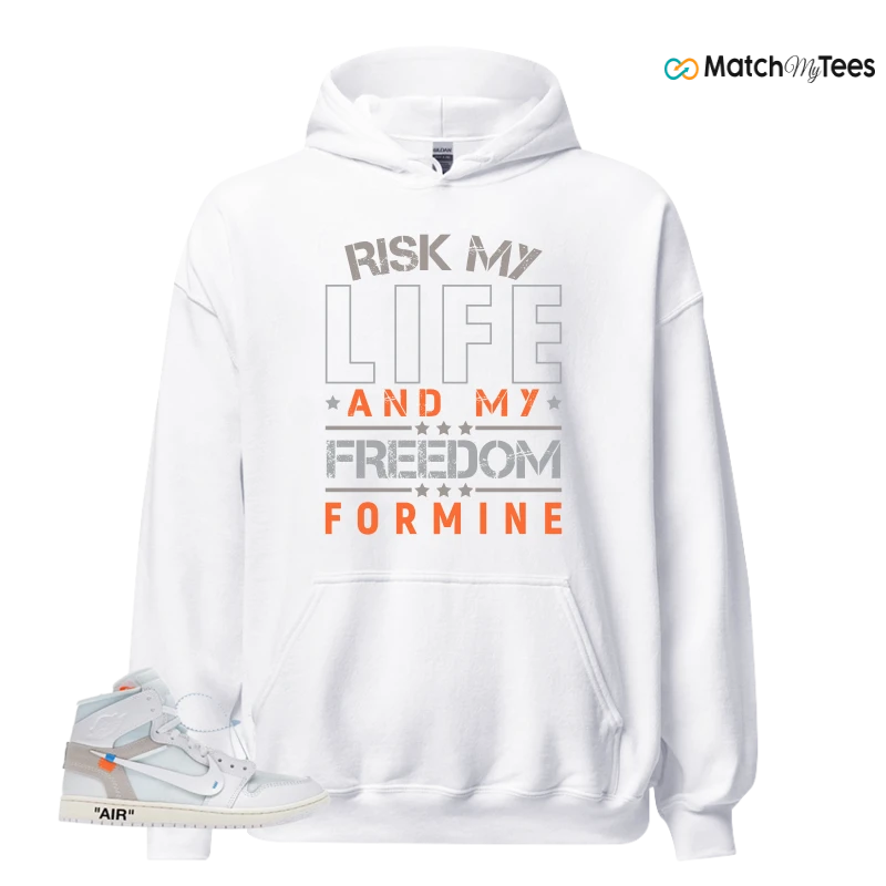 NEKE AIR JORDAN 1 RETRO HIGH OG VIRGIL ABLOH ARCHIVE ALASKA SNEAKER Matching Tees hoodie