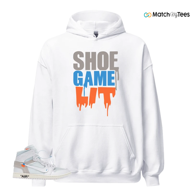 NEKE AIR JORDAN 1 RETRO HIGH OG VIRGIL ABLOH ARCHIVE ALASKA SNEAKER Matching Tees hoodie
