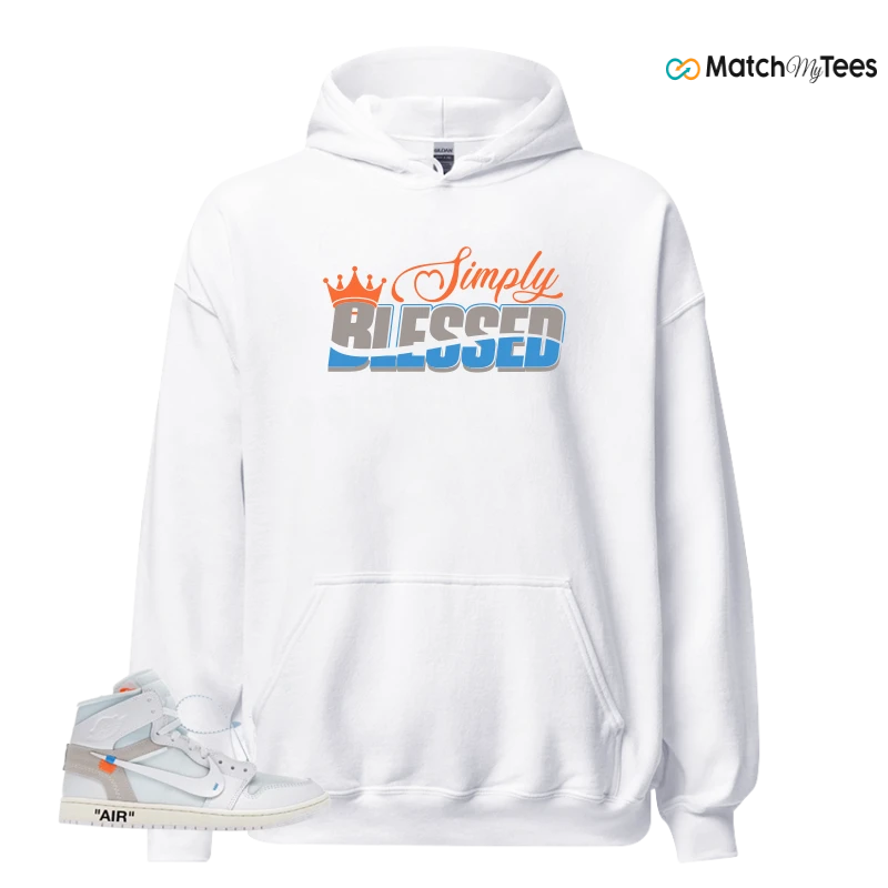 NEKE AIR JORDAN 1 RETRO HIGH OG VIRGIL ABLOH ARCHIVE ALASKA SNEAKER Matching Tees hoodie
