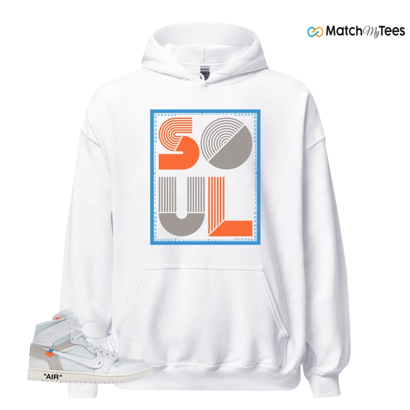 NEKE AIR JORDAN 1 RETRO HIGH OG VIRGIL ABLOH ARCHIVE ALASKA SNEAKER Matching Tees hoodie