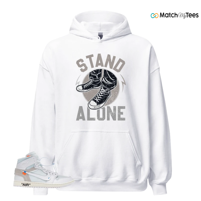 NEKE AIR JORDAN 1 RETRO HIGH OG VIRGIL ABLOH ARCHIVE ALASKA SNEAKER Matching Tees hoodie
