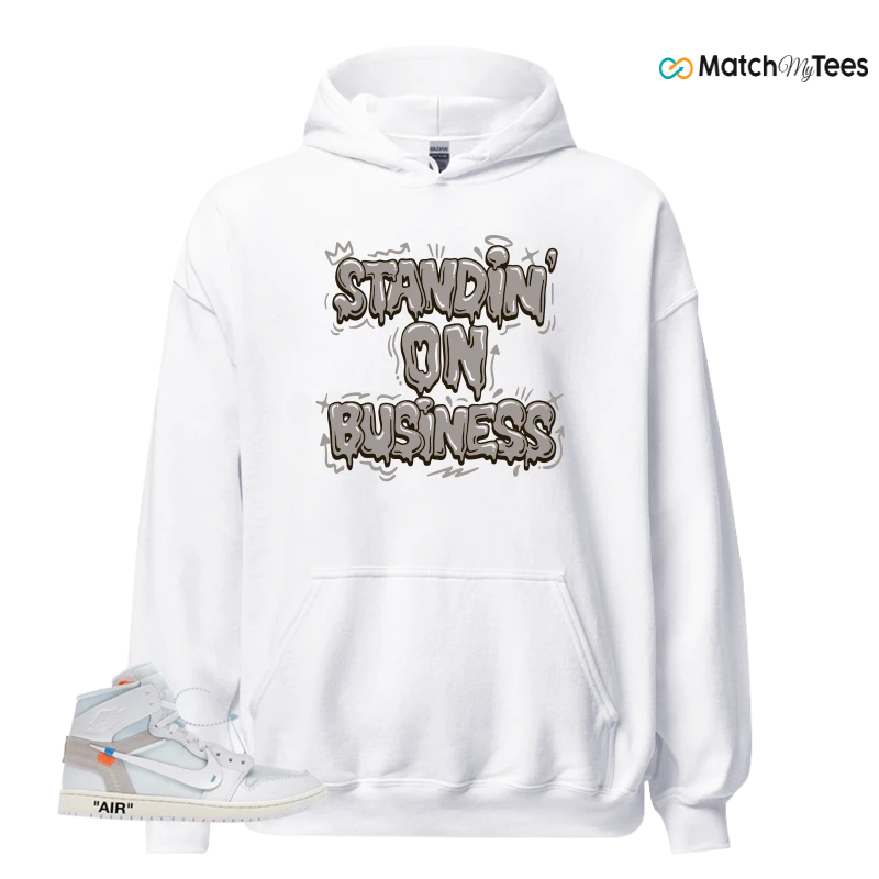 NEKE AIR JORDAN 1 RETRO HIGH OG VIRGIL ABLOH ARCHIVE ALASKA SNEAKER Matching Tees hoodie