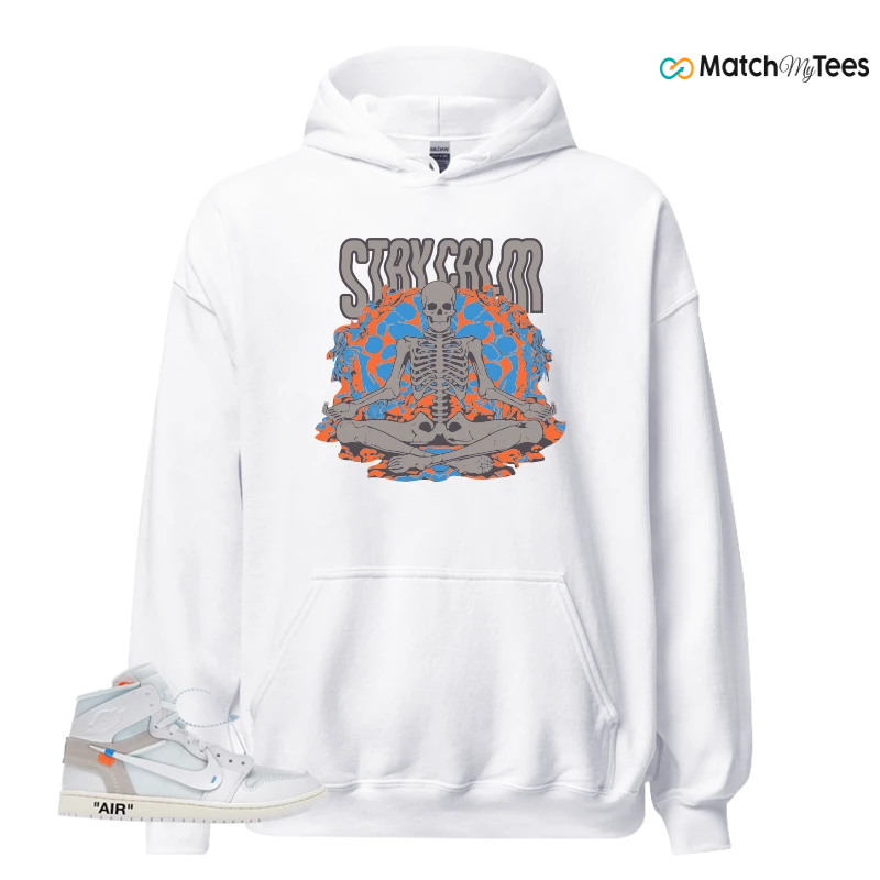 NEKE AIR JORDAN 1 RETRO HIGH OG VIRGIL ABLOH ARCHIVE ALASKA SNEAKER Matching Tees hoodie