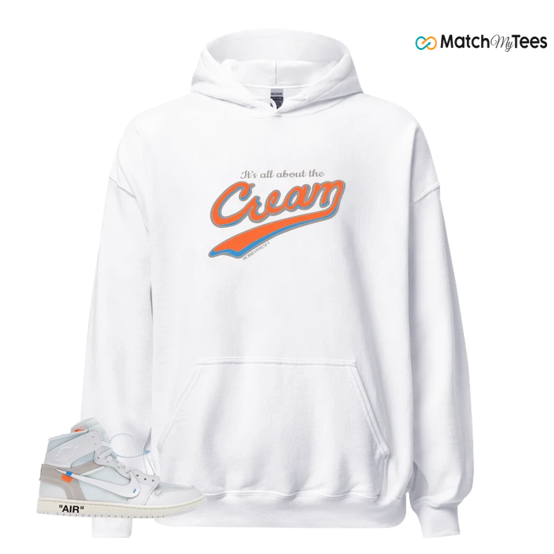 NEKE AIR JORDAN 1 RETRO HIGH OG VIRGIL ABLOH ARCHIVE ALASKA SNEAKER Matching Tees hoodie