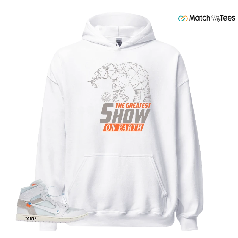NEKE AIR JORDAN 1 RETRO HIGH OG VIRGIL ABLOH ARCHIVE ALASKA SNEAKER Matching Tees hoodie