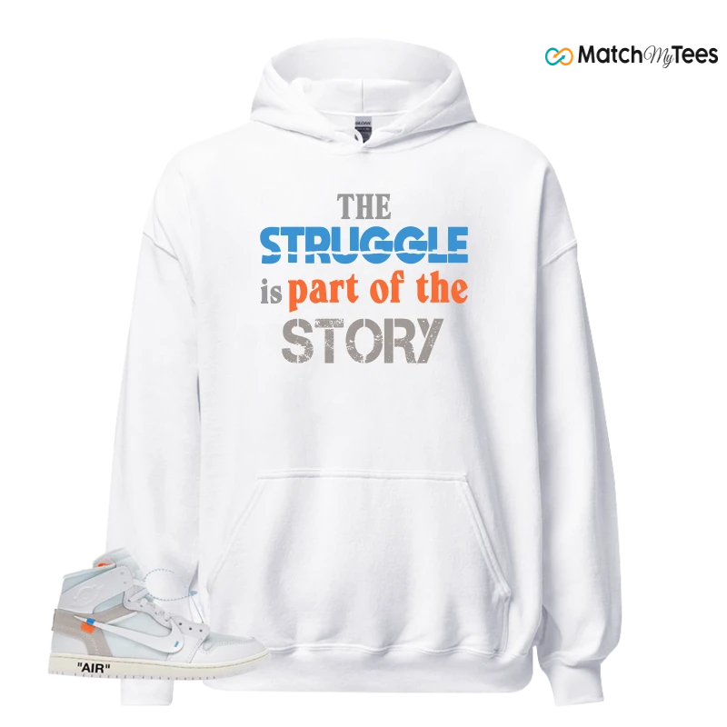 NEKE AIR JORDAN 1 RETRO HIGH OG VIRGIL ABLOH ARCHIVE ALASKA SNEAKER Matching Tees hoodie