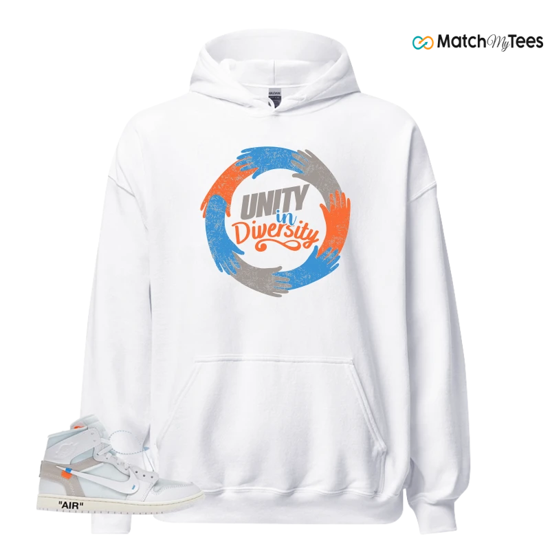 NEKE AIR JORDAN 1 RETRO HIGH OG VIRGIL ABLOH ARCHIVE ALASKA SNEAKER Matching Tees hoodie