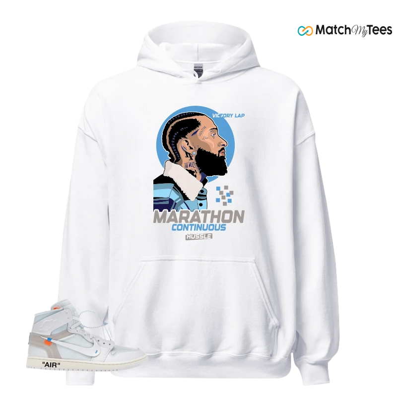 NEKE AIR JORDAN 1 RETRO HIGH OG VIRGIL ABLOH ARCHIVE ALASKA SNEAKER Matching Tees hoodie