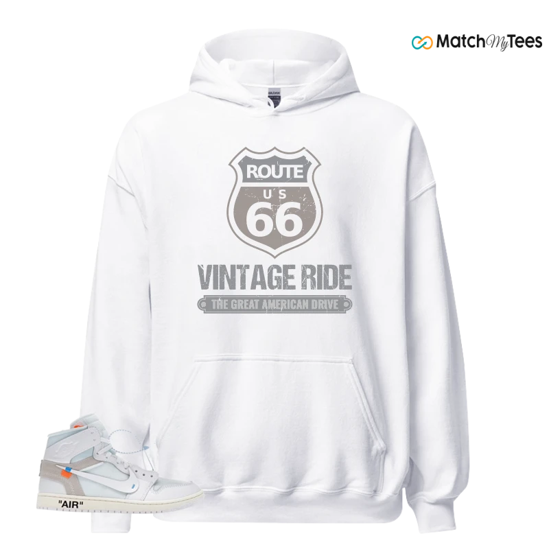 NEKE AIR JORDAN 1 RETRO HIGH OG VIRGIL ABLOH ARCHIVE ALASKA SNEAKER Matching Tees hoodie