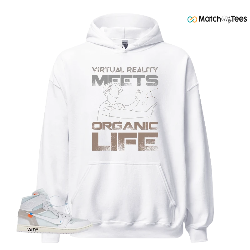 NEKE AIR JORDAN 1 RETRO HIGH OG VIRGIL ABLOH ARCHIVE ALASKA SNEAKER Matching Tees hoodie
