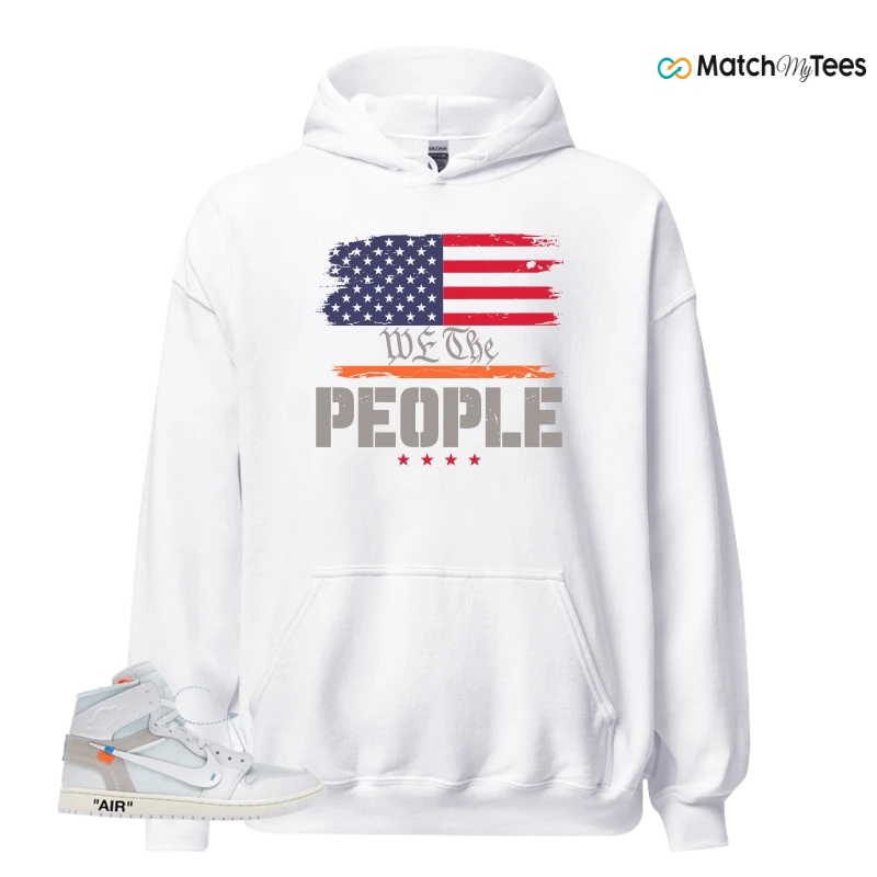 NEKE AIR JORDAN 1 RETRO HIGH OG VIRGIL ABLOH ARCHIVE ALASKA SNEAKER Matching Tees hoodie