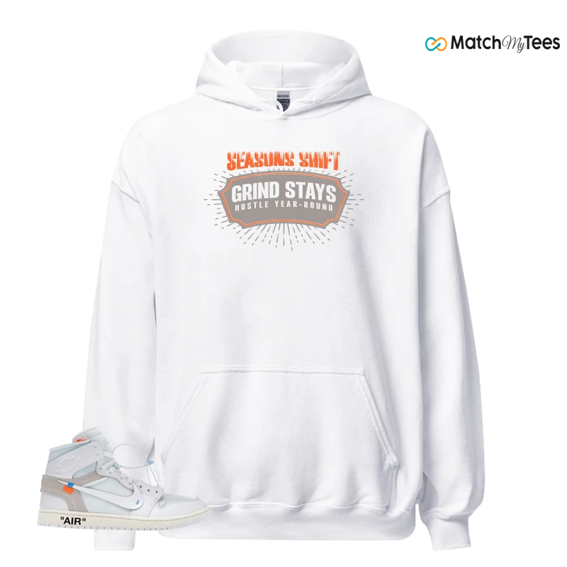 NEKE AIR JORDAN 1 RETRO HIGH OG VIRGIL ABLOH ARCHIVE ALASKA SNEAKER Matching Tees hoodie