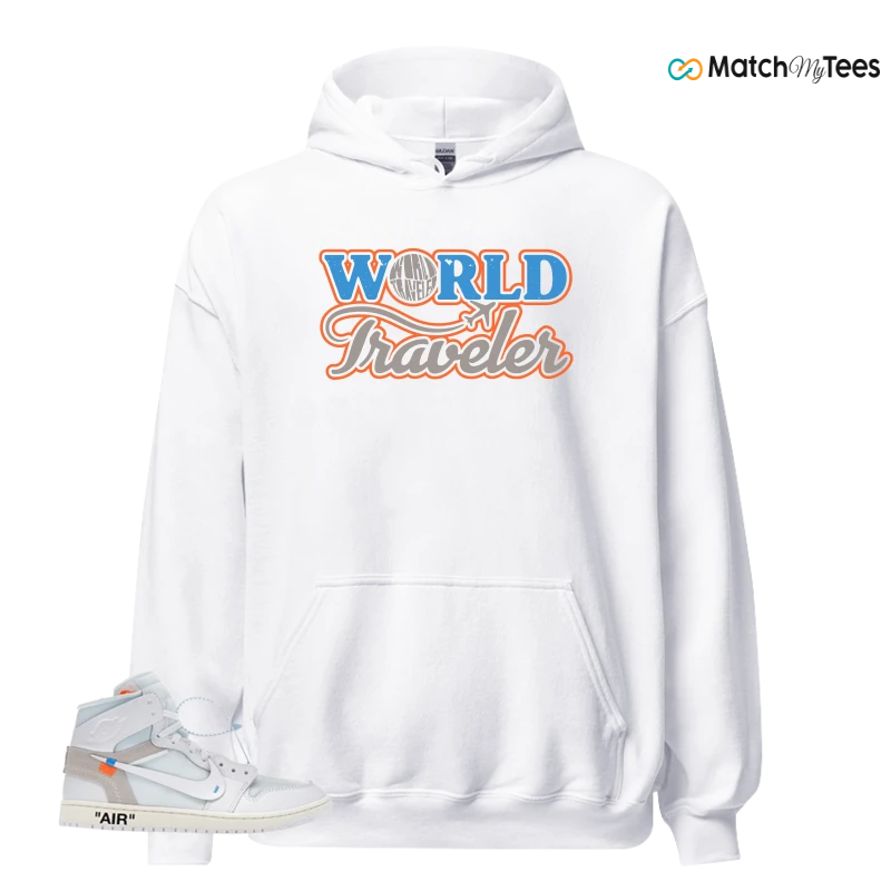 NEKE AIR JORDAN 1 RETRO HIGH OG VIRGIL ABLOH ARCHIVE ALASKA SNEAKER Matching Tees hoodie
