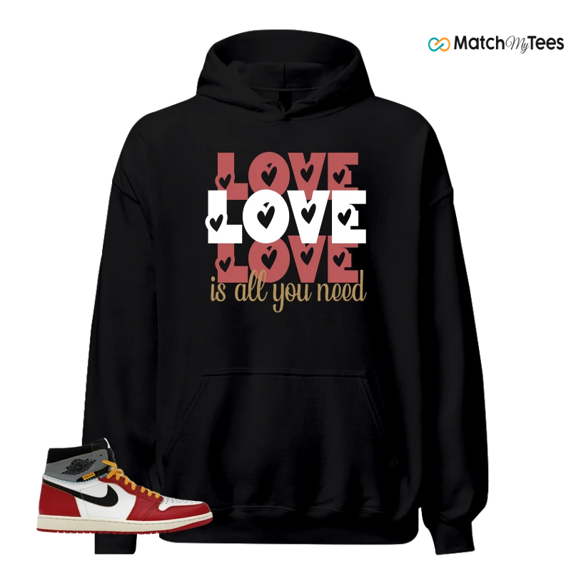NIKE AIR JORDAN 1 HIGH X UNION LA SNEAKER Matching Tees hoodie