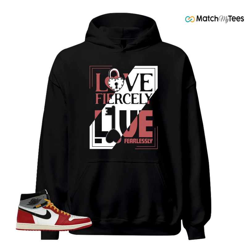 NIKE AIR JORDAN 1 HIGH X UNION LA SNEAKER Matching Tees hoodie