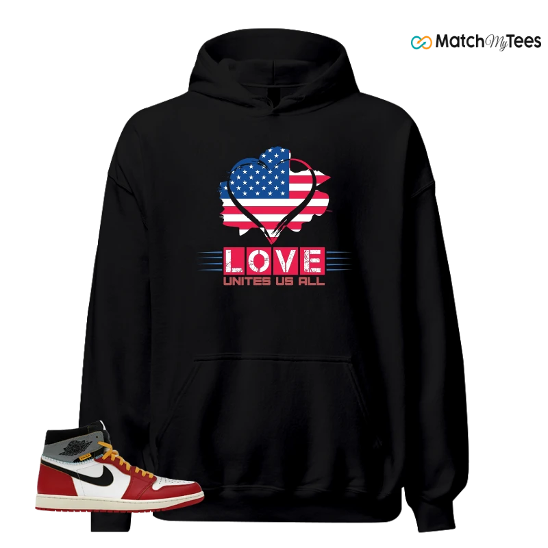 NIKE AIR JORDAN 1 HIGH X UNION LA SNEAKER Matching Tees hoodie