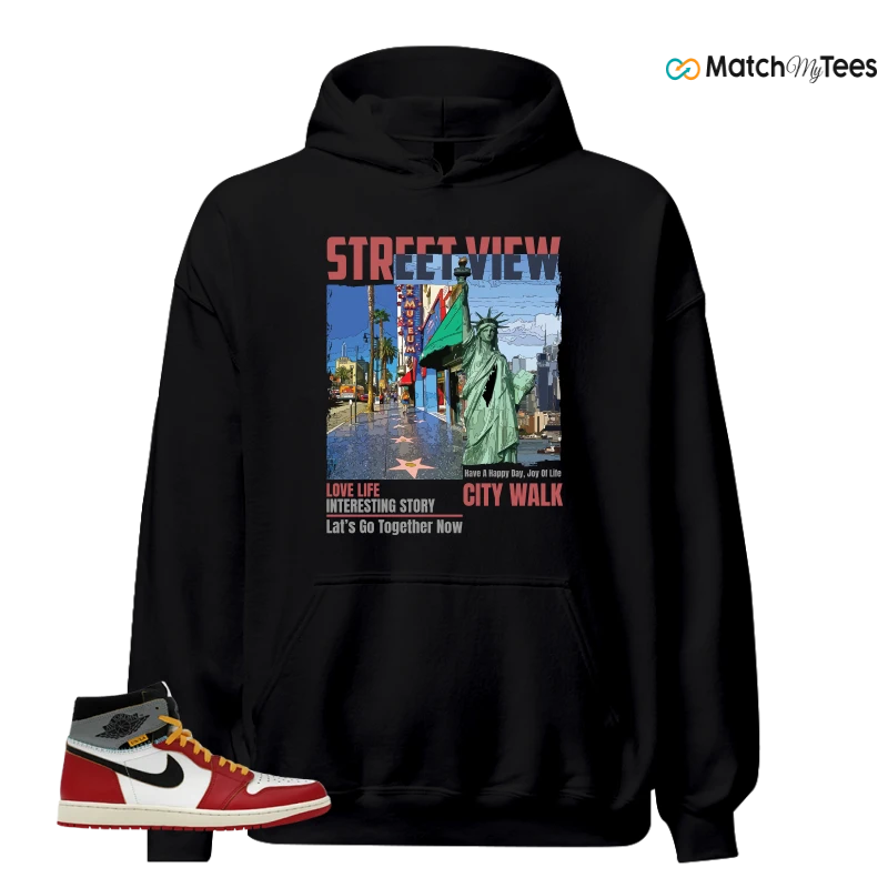 NIKE AIR JORDAN 1 HIGH X UNION LA SNEAKER Matching Tees hoodie