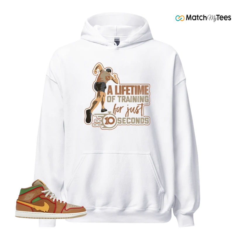 NIKE AIR JORDAN 1 MID SE CHEESEBURGER SNEAKER Matching Tees hoodie