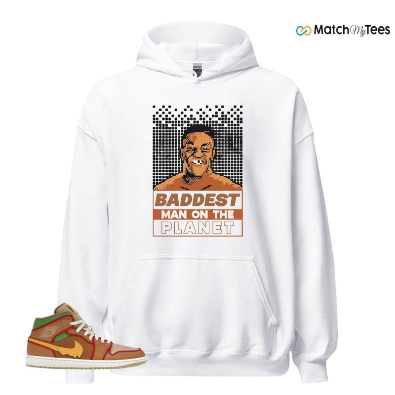 NIKE AIR JORDAN 1 MID SE CHEESEBURGER SNEAKER Matching Tees hoodie