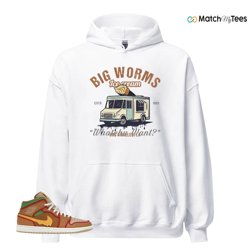 NIKE AIR JORDAN 1 MID SE CHEESEBURGER SNEAKER Matching Tees hoodie