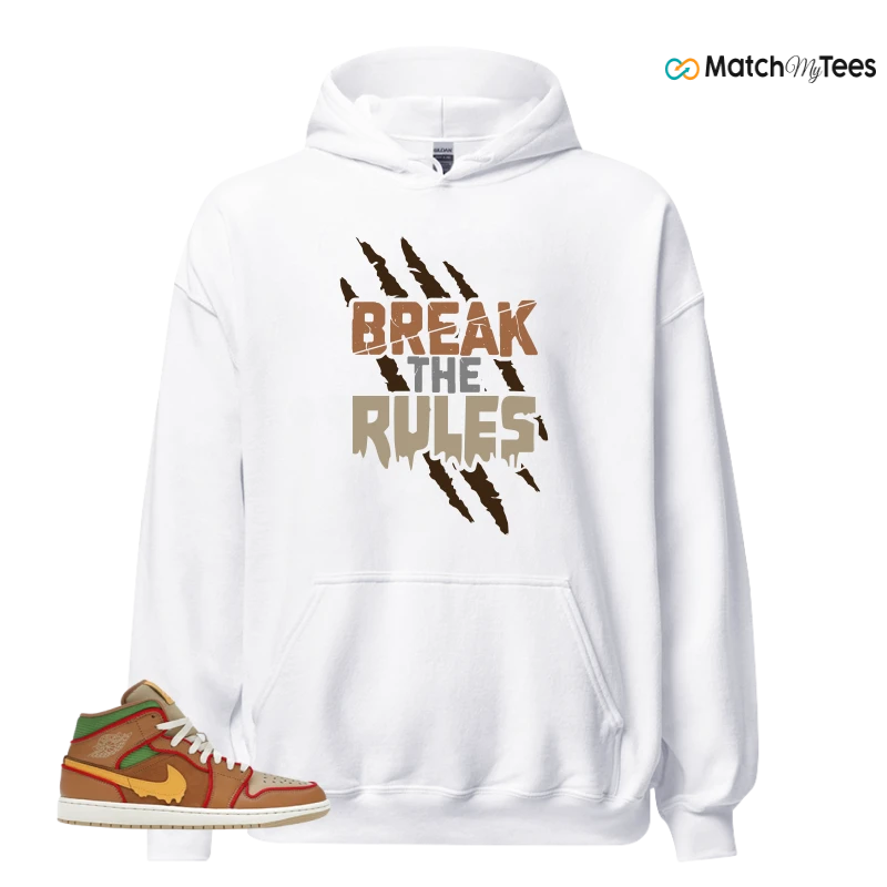 NIKE AIR JORDAN 1 MID SE CHEESEBURGER SNEAKER Matching Tees hoodie