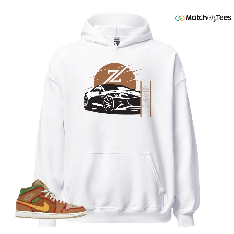 NIKE AIR JORDAN 1 MID SE CHEESEBURGER SNEAKER Matching Tees hoodie