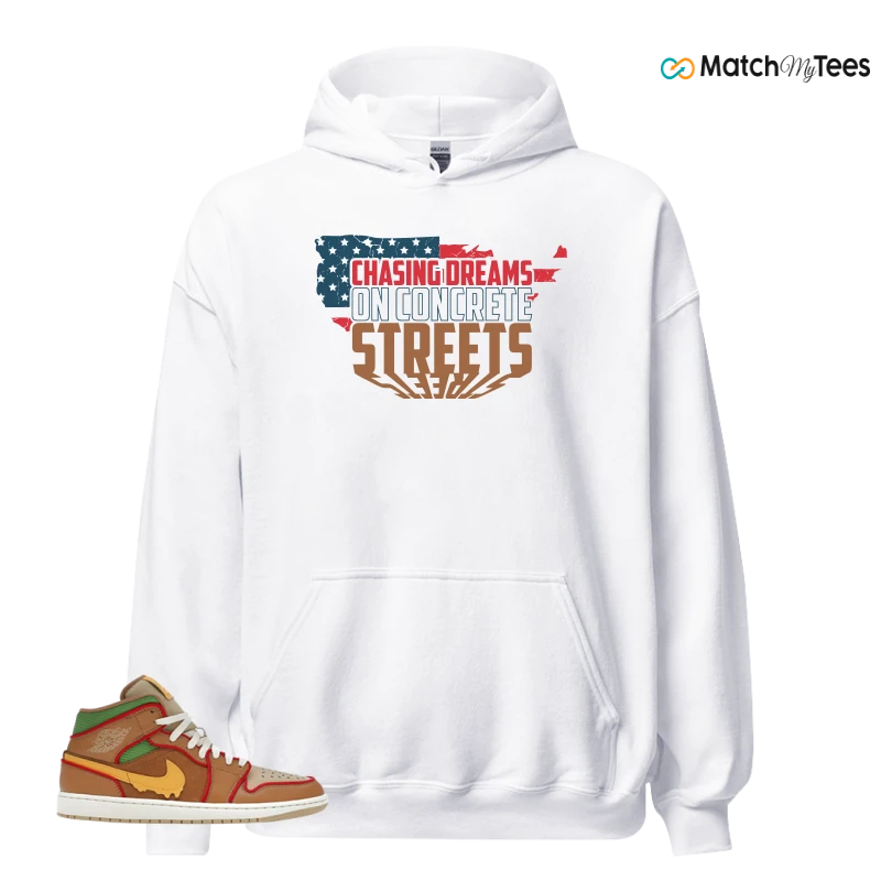 NIKE AIR JORDAN 1 MID SE CHEESEBURGER SNEAKER Matching Tees hoodie