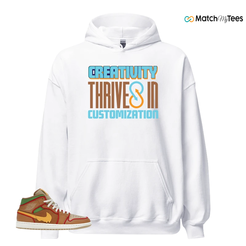 NIKE AIR JORDAN 1 MID SE CHEESEBURGER SNEAKER Matching Tees hoodie