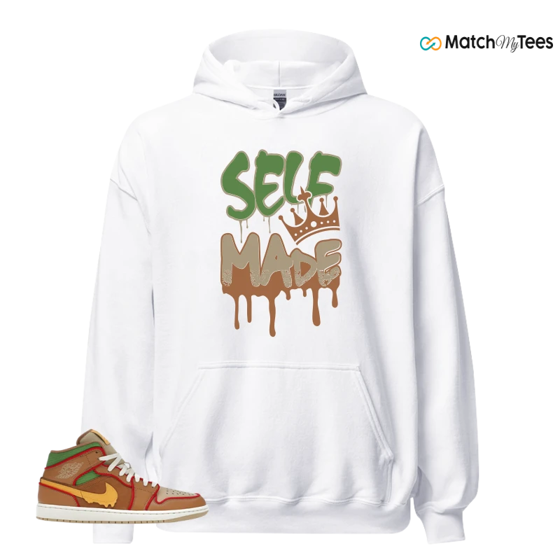 NIKE AIR JORDAN 1 MID SE CHEESEBURGER SNEAKER Matching Tees hoodie