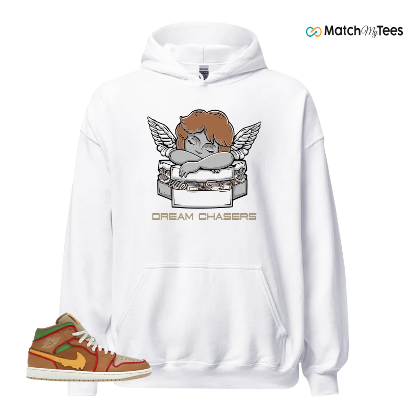 NIKE AIR JORDAN 1 MID SE CHEESEBURGER SNEAKER Matching Tees hoodie