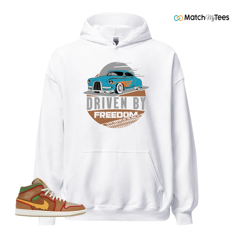 NIKE AIR JORDAN 1 MID SE CHEESEBURGER SNEAKER Matching Tees hoodie