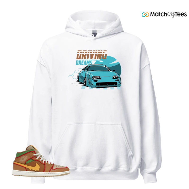 NIKE AIR JORDAN 1 MID SE CHEESEBURGER SNEAKER Matching Tees hoodie