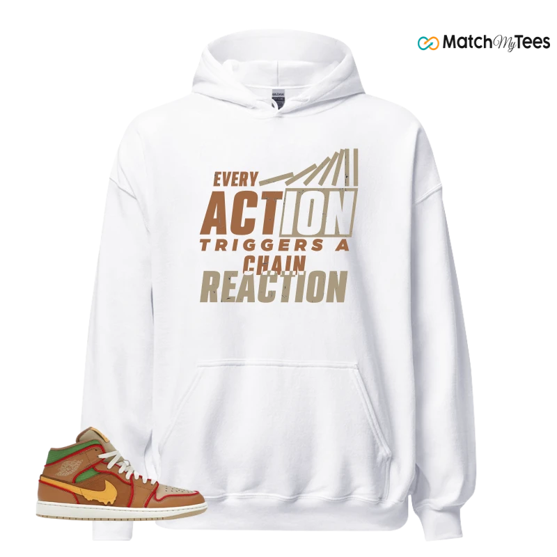 NIKE AIR JORDAN 1 MID SE CHEESEBURGER SNEAKER Matching Tees hoodie