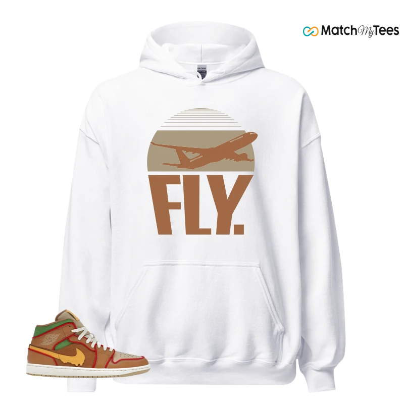 NIKE AIR JORDAN 1 MID SE CHEESEBURGER SNEAKER Matching Tees hoodie