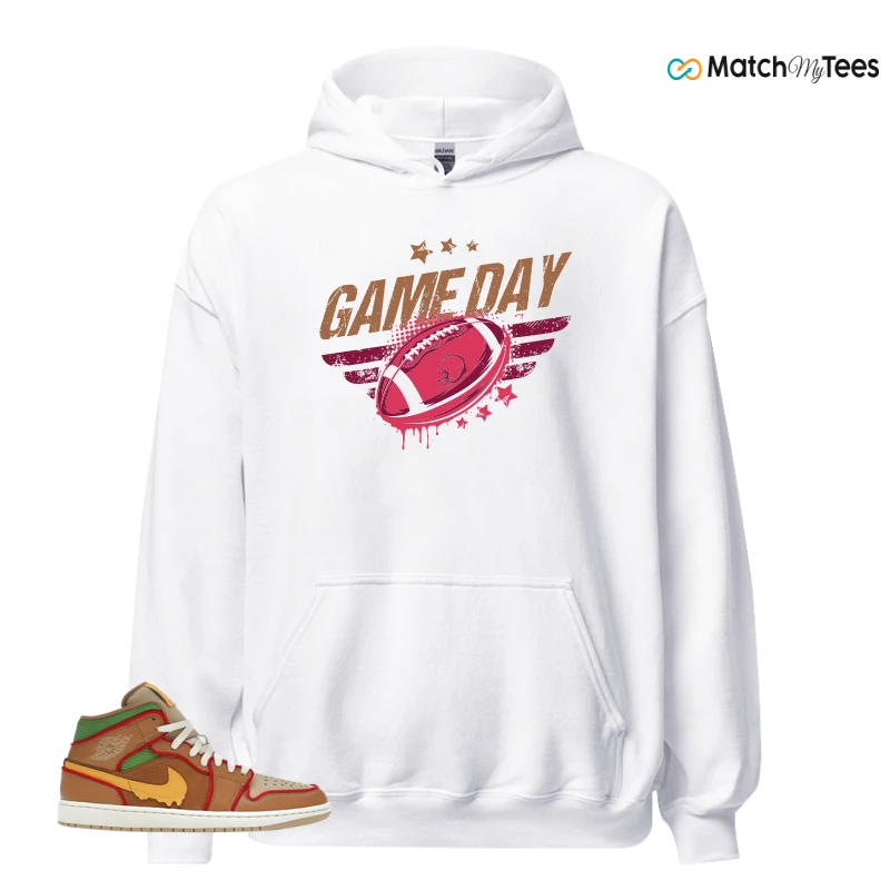 NIKE AIR JORDAN 1 MID SE CHEESEBURGER SNEAKER Matching Tees hoodie
