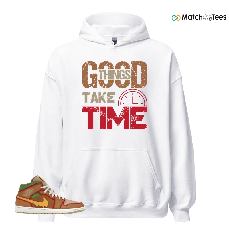 NIKE AIR JORDAN 1 MID SE CHEESEBURGER SNEAKER Matching Tees hoodie