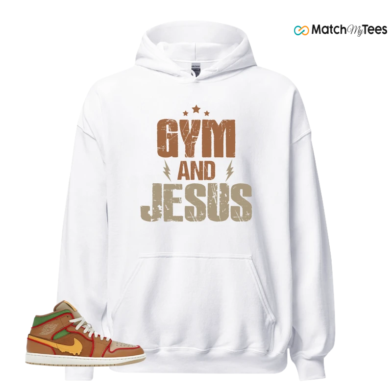 NIKE AIR JORDAN 1 MID SE CHEESEBURGER SNEAKER Matching Tees hoodie