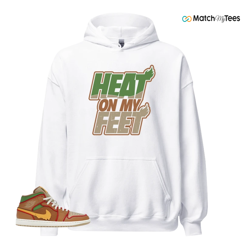 NIKE AIR JORDAN 1 MID SE CHEESEBURGER SNEAKER Matching Tees hoodie