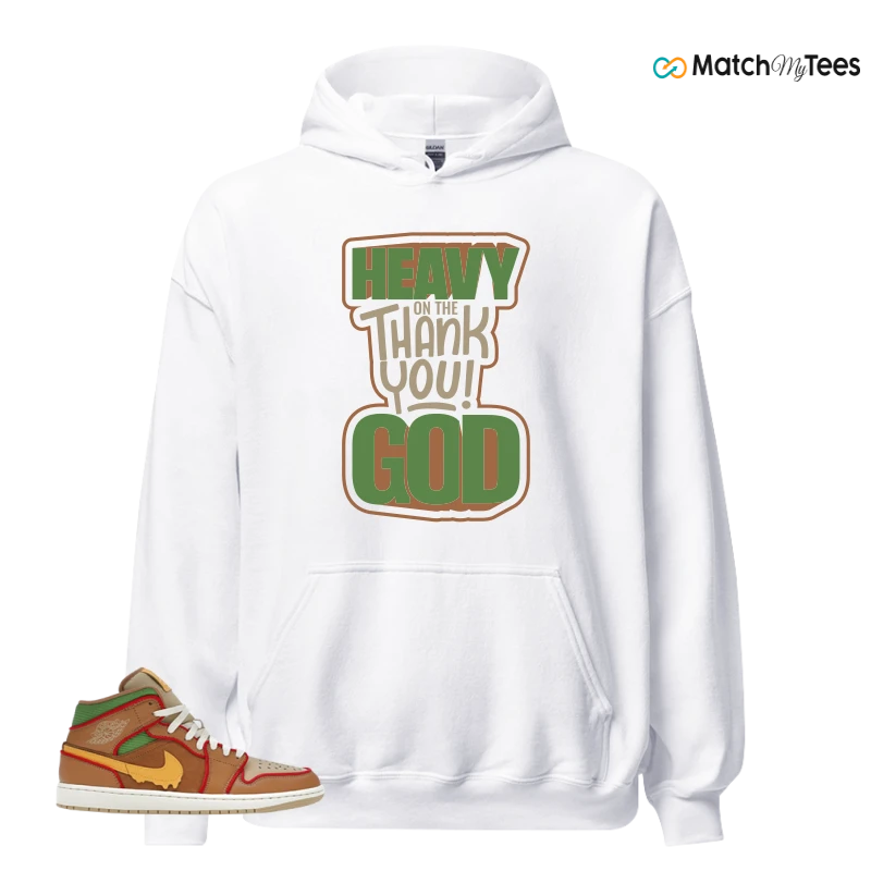 NIKE AIR JORDAN 1 MID SE CHEESEBURGER SNEAKER Matching Tees hoodie