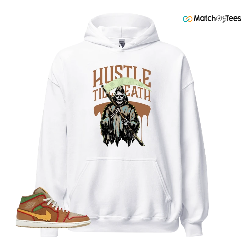 NIKE AIR JORDAN 1 MID SE CHEESEBURGER SNEAKER Matching Tees hoodie