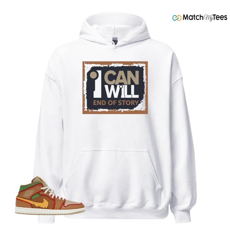 NIKE AIR JORDAN 1 MID SE CHEESEBURGER SNEAKER Matching Tees hoodie