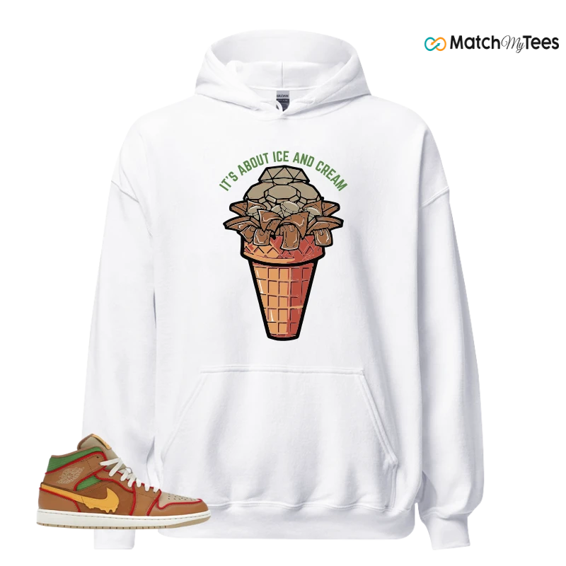 NIKE AIR JORDAN 1 MID SE CHEESEBURGER SNEAKER Matching Tees hoodie
