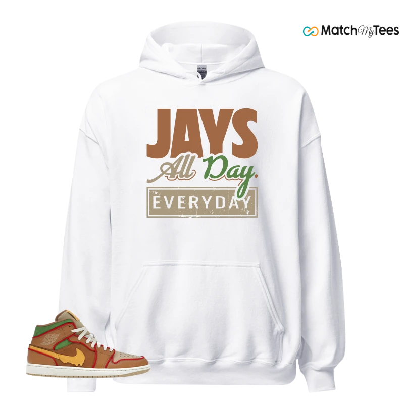 NIKE AIR JORDAN 1 MID SE CHEESEBURGER SNEAKER Matching Tees hoodie