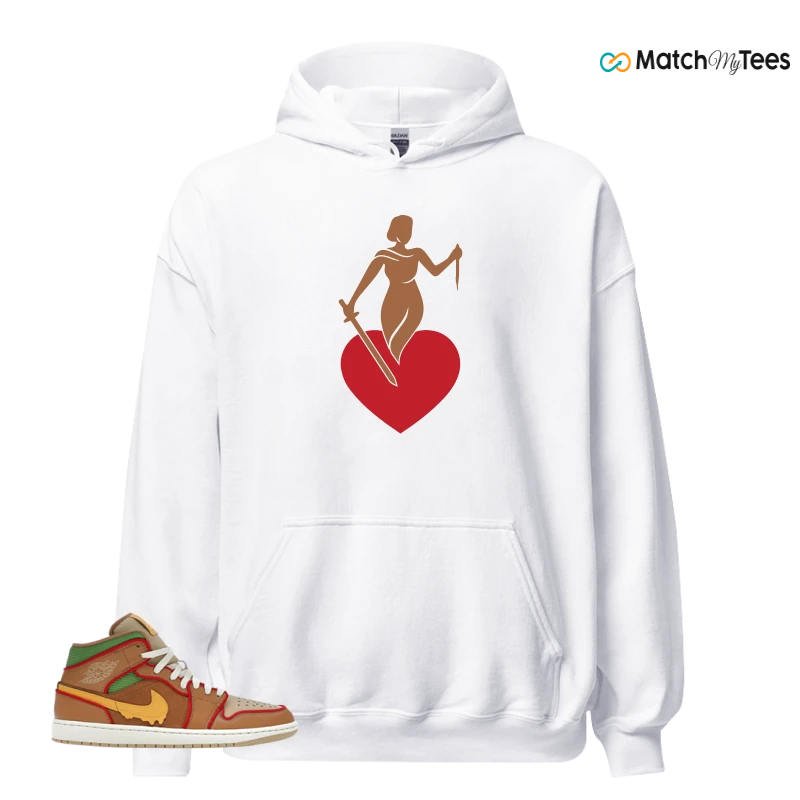 NIKE AIR JORDAN 1 MID SE CHEESEBURGER SNEAKER Matching Tees hoodie